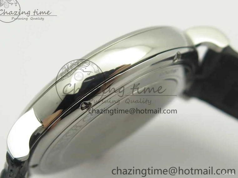 MIROTIME 0210 Durable Portofino Automatic SS MKF 1:1 Best Edition Black Dial On Black Leather Strap MIYOTA 9015 V 7202